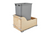 Maple Pullout Waste Containers Soft-Close