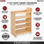 Wood Base Cabinet Pullout Organizers Soft-Close