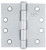 CAL-ROYAL 3.5" X 3.5" Square Full Mortise Hinge - 2 Pack