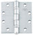 CAL-ROYAL 4.5" X 4.5" Ball Bearing Full Mortise Hinge - 3 Pack