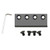 BARN DOOR Flat Rail Connector - Matte Black