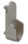 Oval Closet Rod Supports Pin Mounted  - Dull Nickel