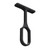 Closet Rod Center Support - Matte Black