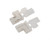 Clear FlexTape Connector, Back-To-Back TEE - Bag of 5