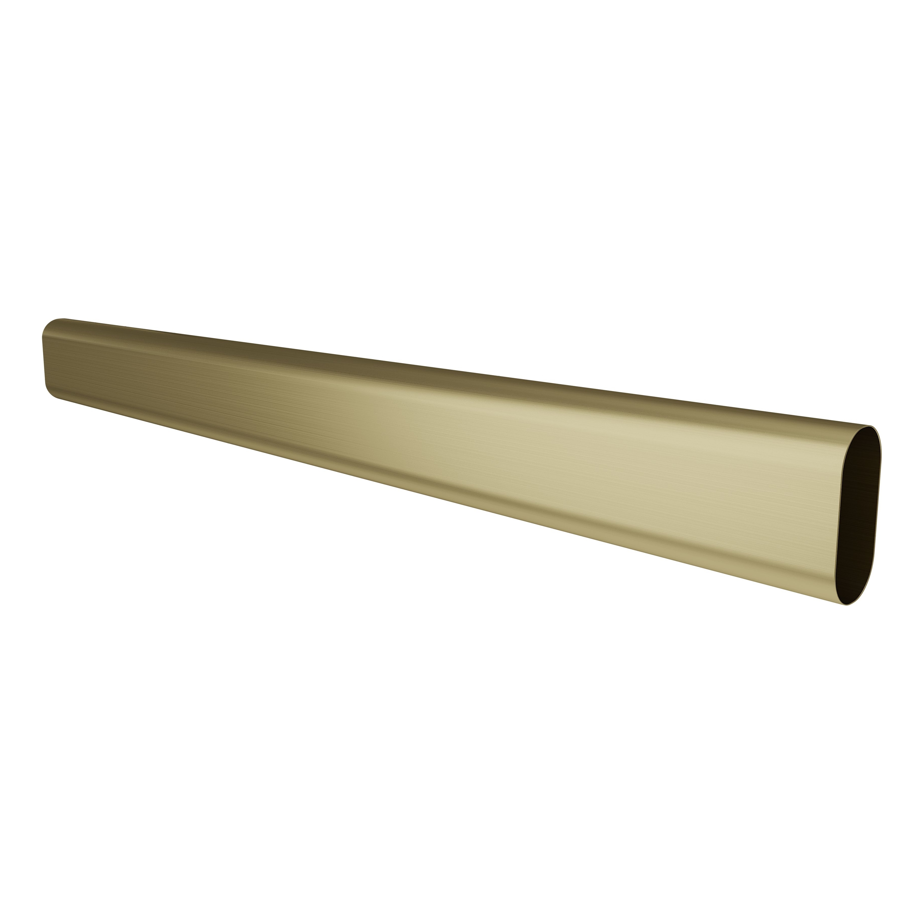 DULL BRASS CLOSET ROD