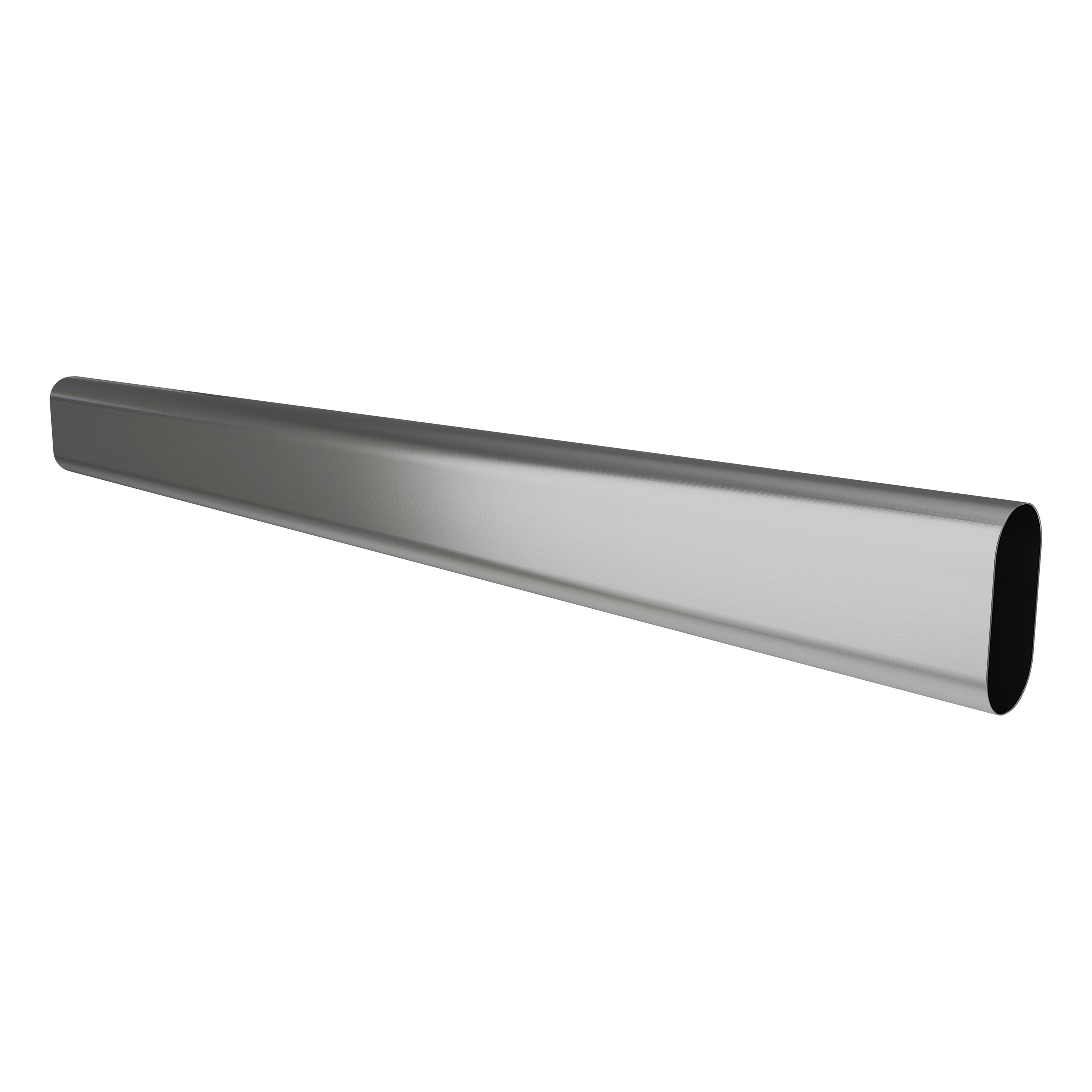 CHROME OVAL CLOSET ROD