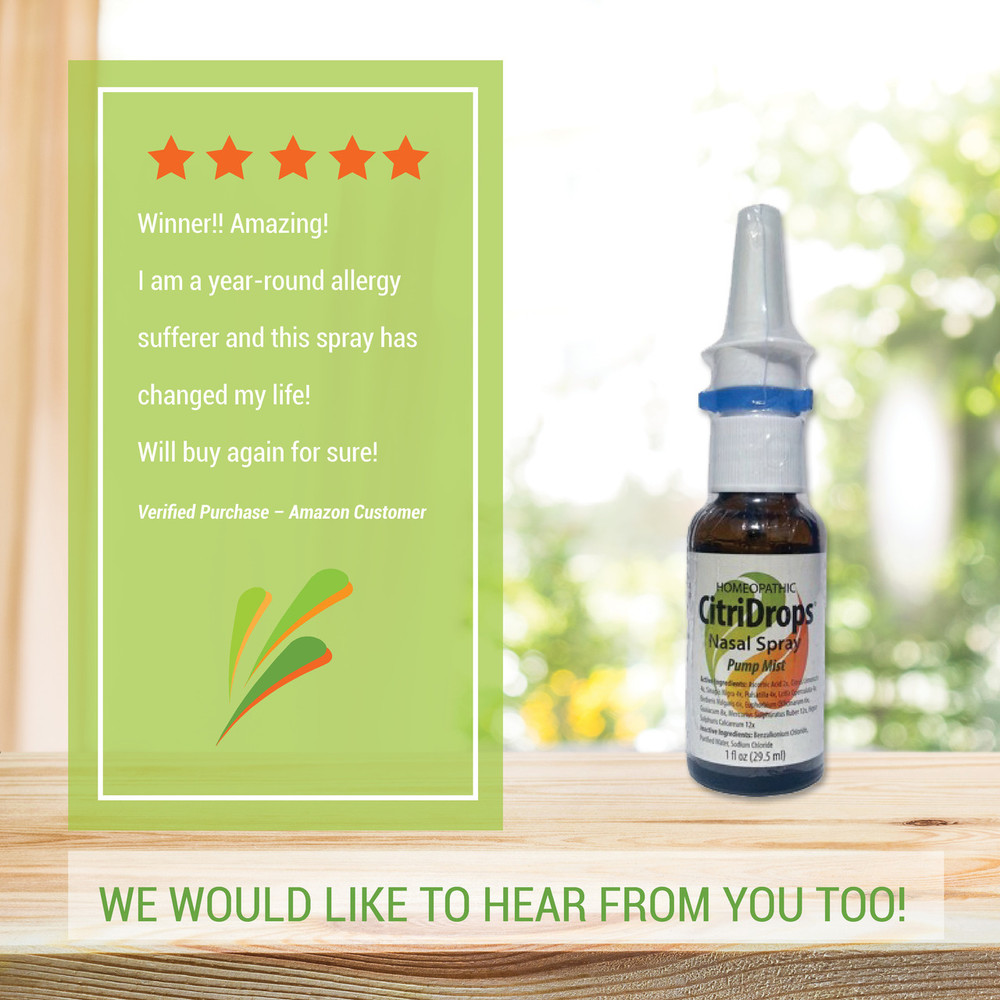 CitriDrops Nasal Spray with Xylitol - Customer Testimonial