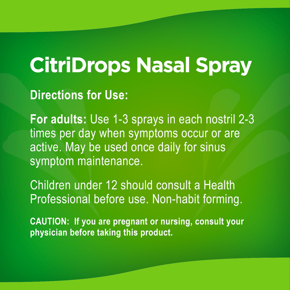 CitriDrops Nasal Spray / 12 unit case