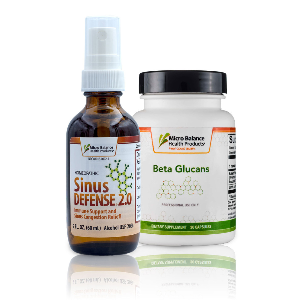Sinus Defense 2.0/Beta Glucans Bundle Sinus Defense 2.0/Beta Glucans Bundle