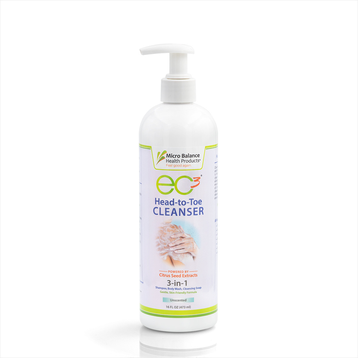 EC3 Head-to-Toe Cleanser Unscented | Micro Balance Health Products