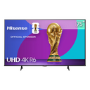 Hisense 75" Class 4K 2160p 60Hz UHD LED Roku Smart TV 75R6E4 