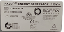 Halo Flex 1190A-115A Energy Generator Medical Device w/ Footswitch