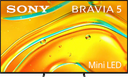 Sony BRAVIA 5 55" Class 4K 2160p 120Hz Mini LED Google Smart TV K-55XR50 