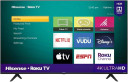 Hisense 75in 4K 2160p 60Hz UHD LED Roku Smart TV 75R6E5 Very Good