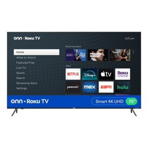 ONN 75" Class 4K 2160p 60Hz UHD Roku Smart TV 100044717 