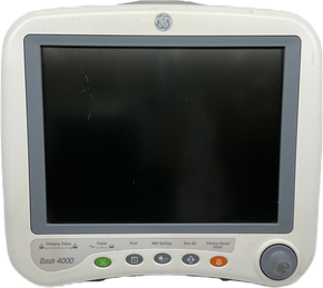 GE Dash 4000 Patient Monitor ECG SpO2 EtCO2 Temp Printer Wireless
