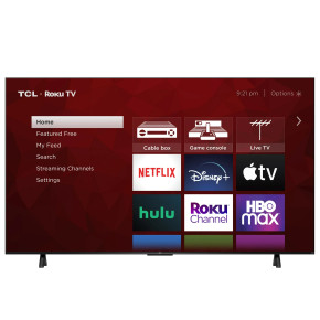 TCL 75in 4K 2160p 60Hz LED UHD Roku Smart TV 75S451 Very Good