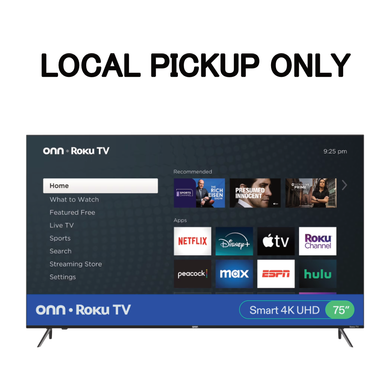 ONN 75" Class 4K 2160p 60Hz UHD Roku Smart TV 100044717 