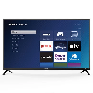 Philips 40" 1080p 60Hz FHD LED Roku Smart TV 40PFL6533/F7