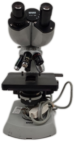 Carl Zeiss 3925 60-9004 Compound Binocular Microscope W/ 5 Objectives