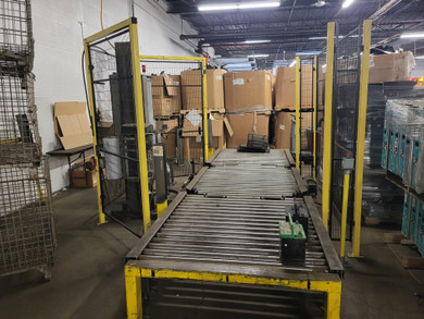 Orion FA-66 Automatic Pallet Stretch Wrapper Conveyor 208V 3PH