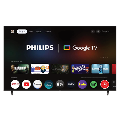 Philips 75" Class 4K 2160p 60Hz QLED Google Smart TV 75PQL7456/F7
