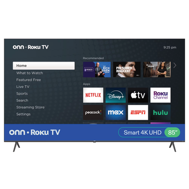 ONN 85in 4K 2160p 60Hz UHD LED Smart TV 100150805 Very Good