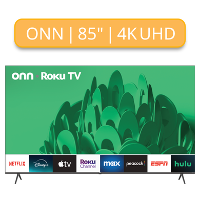 ONN 85in 4K 2160p 60Hz UHD LED Smart TV 100150805 Very Good