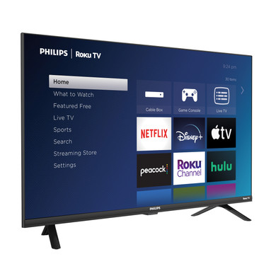 Philips 32in 720p 60Hz LED Roku Smart TV 32PFL6452/F7 Good