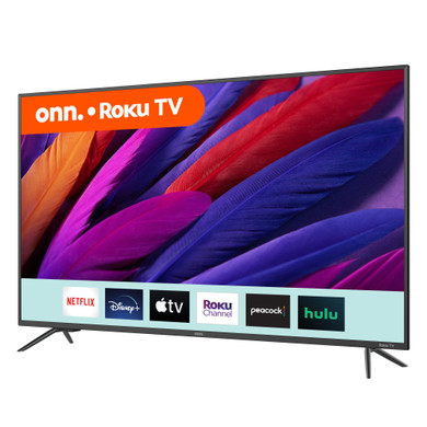 ONN 50in 4K 2160p UHD LED Roku Smart TV 10012586 Very Good