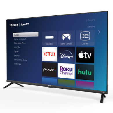 Philips 40in 60Hz 1080p FHD LED Smart TV 40PFL6533/F7 Good