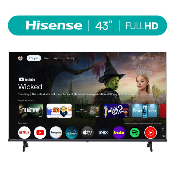 Hisense 43 inch 1080p 60Hz Smart TV 43H40G