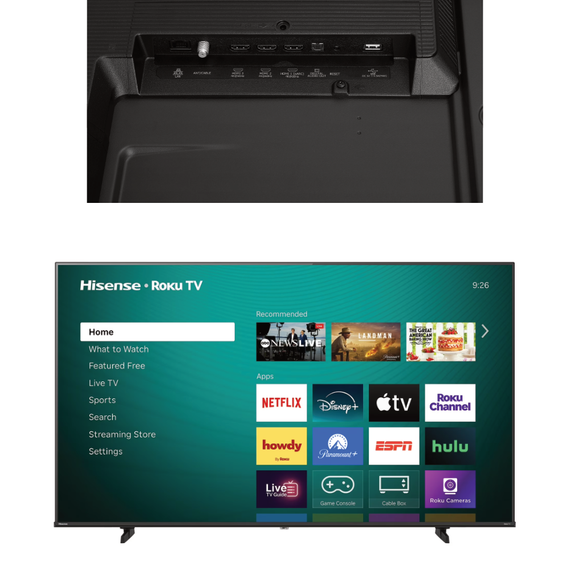 Hisense 75" Class 4K 2160p 60Hz QLED Roku Smart TV 75H5QBR