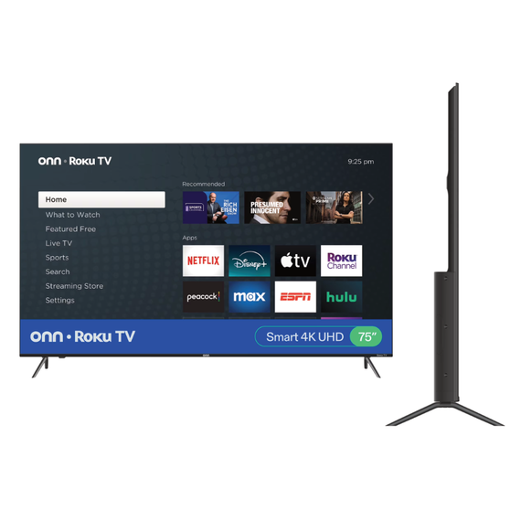 ONN 75" Class 4K 2160p 60Hz UHD Roku Smart TV 100044717 