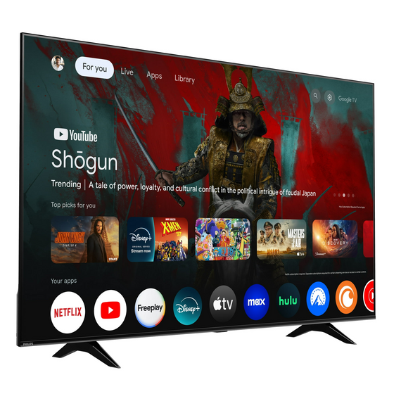 Philips 65" Class 4K 2160p 60Hz UHD LED Google Smart TV 65PUL7552/F7