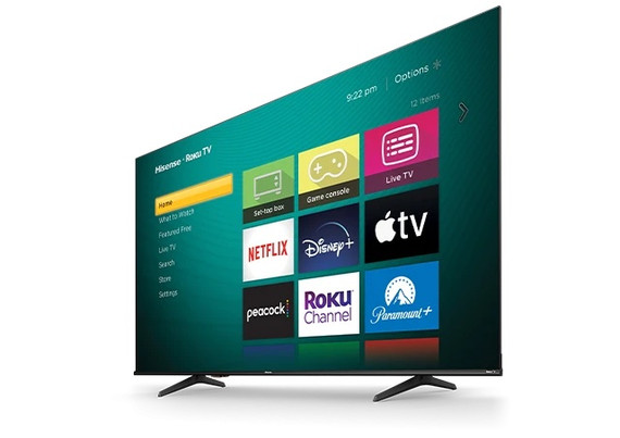 Hisense 65in Class 4K 2160p 60Hz UHD LED Roku Smart TV 65R6E4