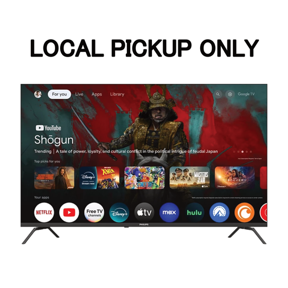 Philips 60" Class 4K 2160p 60Hz UHD LED Google Smart TV 60PUL7555/F7