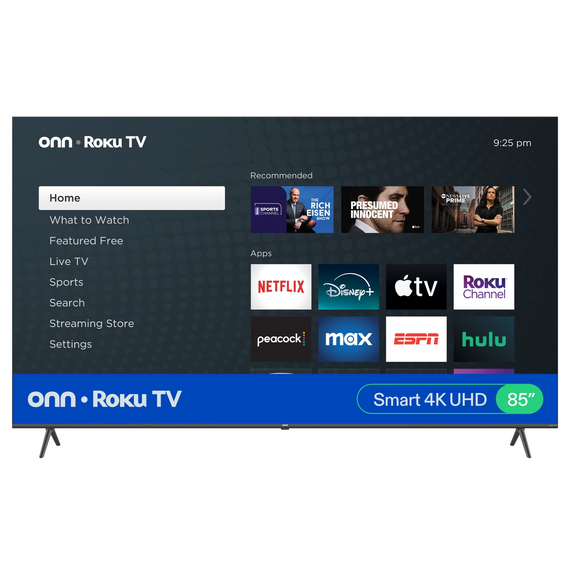 ONN 85" Class 4K 2160p 60Hz UHD LED Roku Smart TV 100150805