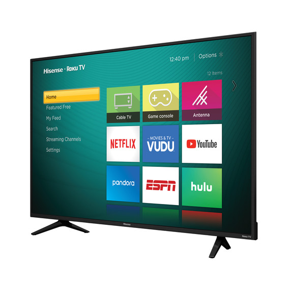 Hisense 43" Class 4K 2160p LED Roku Smart TV 43R6E4