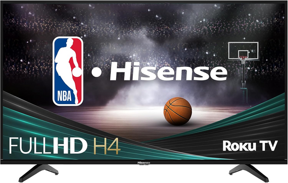 Hisense 40" 1080p 60Hz FHD LED Roku Smart TV 40H4030F4 [MISSING STANDS]