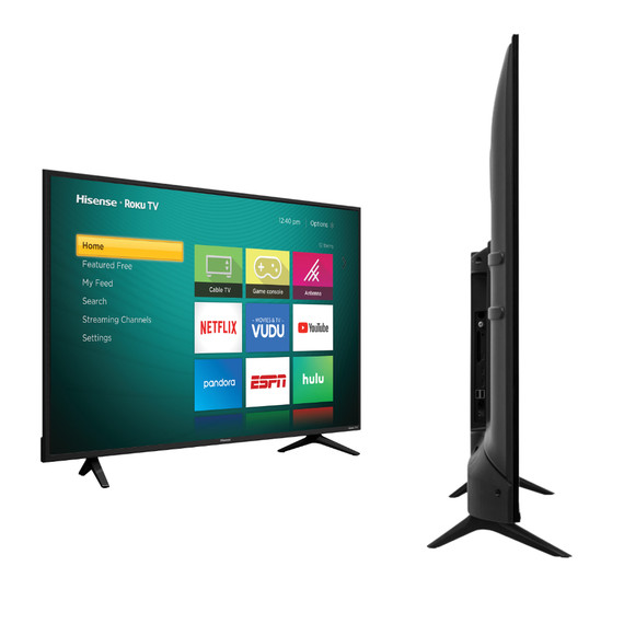 Hisense 43" Class 4K 2160p 60Hz UHD Roku Smart TV 43R6E4