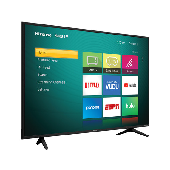 Hisense 43" Class 4K 2160p 60Hz UHD Roku Smart TV 43R6E4