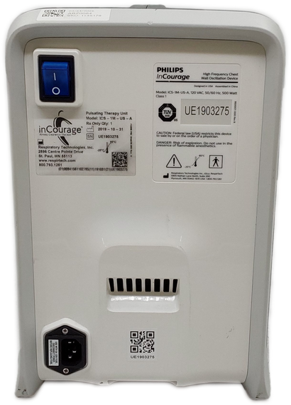 Philips Incourage High Frequency Chest Wall Oscillation Therapy Device