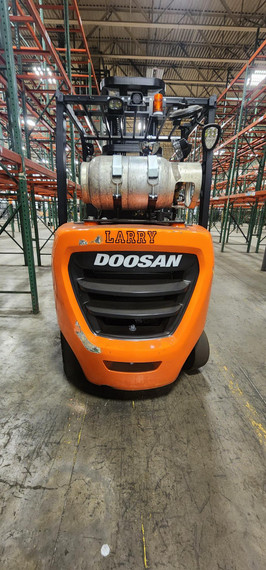 DOOSAN GC35S-9 Forklift w/ Turret Master THG5-3-4848