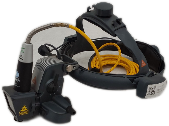 Heine OMEGA 500 Binocular Indirect Ophthalmoscope Headset w Iridex TruFocus