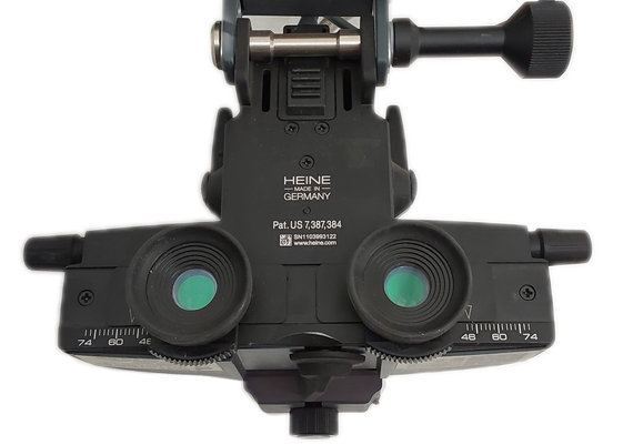 Heine OMEGA 500 Binocular Indirect Ophthalmoscope Headset w Iridex TruFocus
