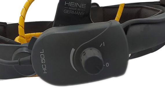 Heine OMEGA 500 Binocular Indirect Ophthalmoscope Headset w Iridex TruFocus