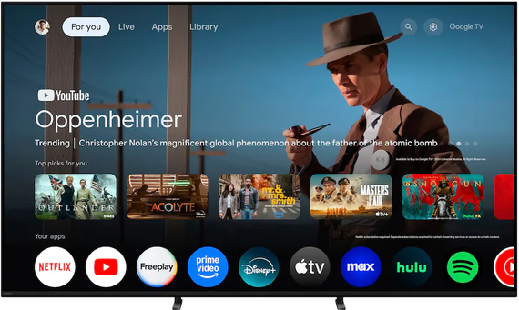 Sony BRAVIA 5 55" Class 4K 2160p 120Hz Mini LED Google Smart TV K-55XR50 