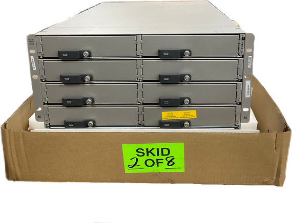 Cisco UCS 5108 6U Blade Server Chassis Rackmount w/4 PSUs Fans Rails