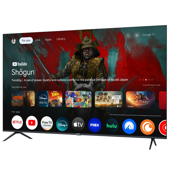 Philips 70" Class 4K 2160p 60Hz UHD LED Google Smart TV 70PUL7553/F7 [NO STANDS]
